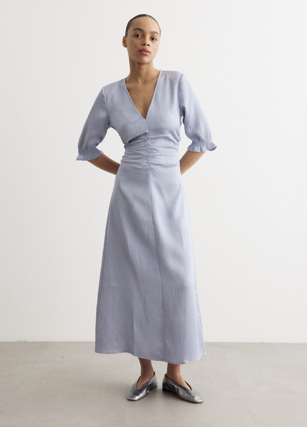 Ammy Women's Elegant Eventide Blue Dress C7730 - Perfect for Evening Parties, Weddings & Special Occasions