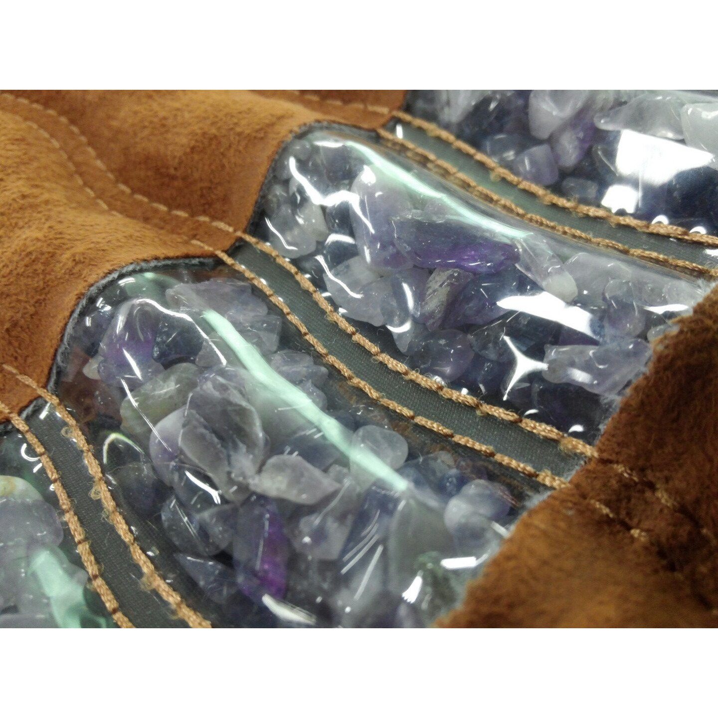 Ereada FIR Amethyst Mat - Professional Size 73L x 29W (186 x 72 cm) - Brown Far Infrared Therapy Mat for Pain Relief & Relaxation - Perfect for Home Spa, Yoga, and Wellness Recovery