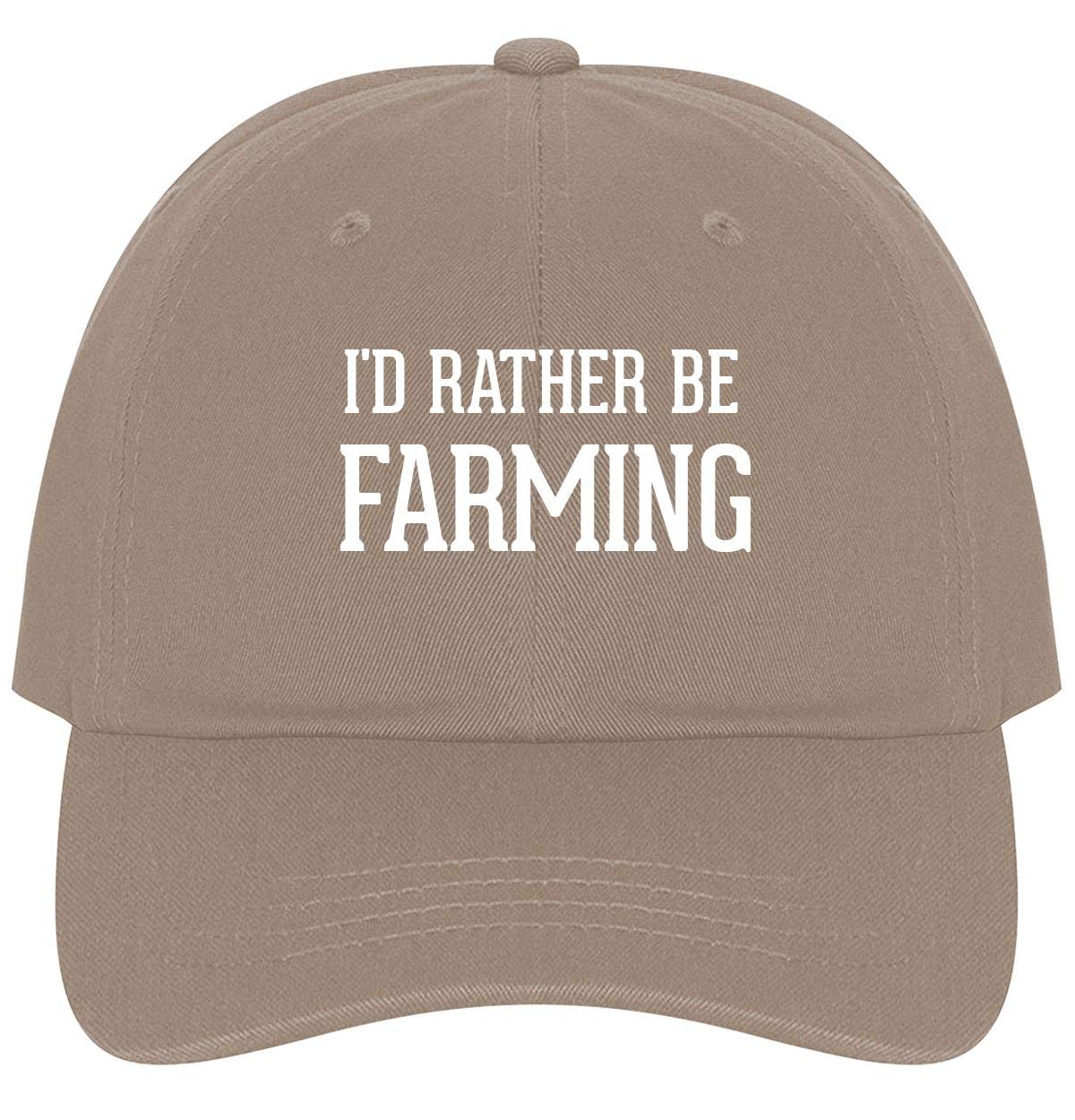 I'd Rather Be Farming - Adjustable Dad Hat for Men & Women - Comfortable Cotton Baseball Cap for Outdoor Activities, Gardening, and Casual Wear