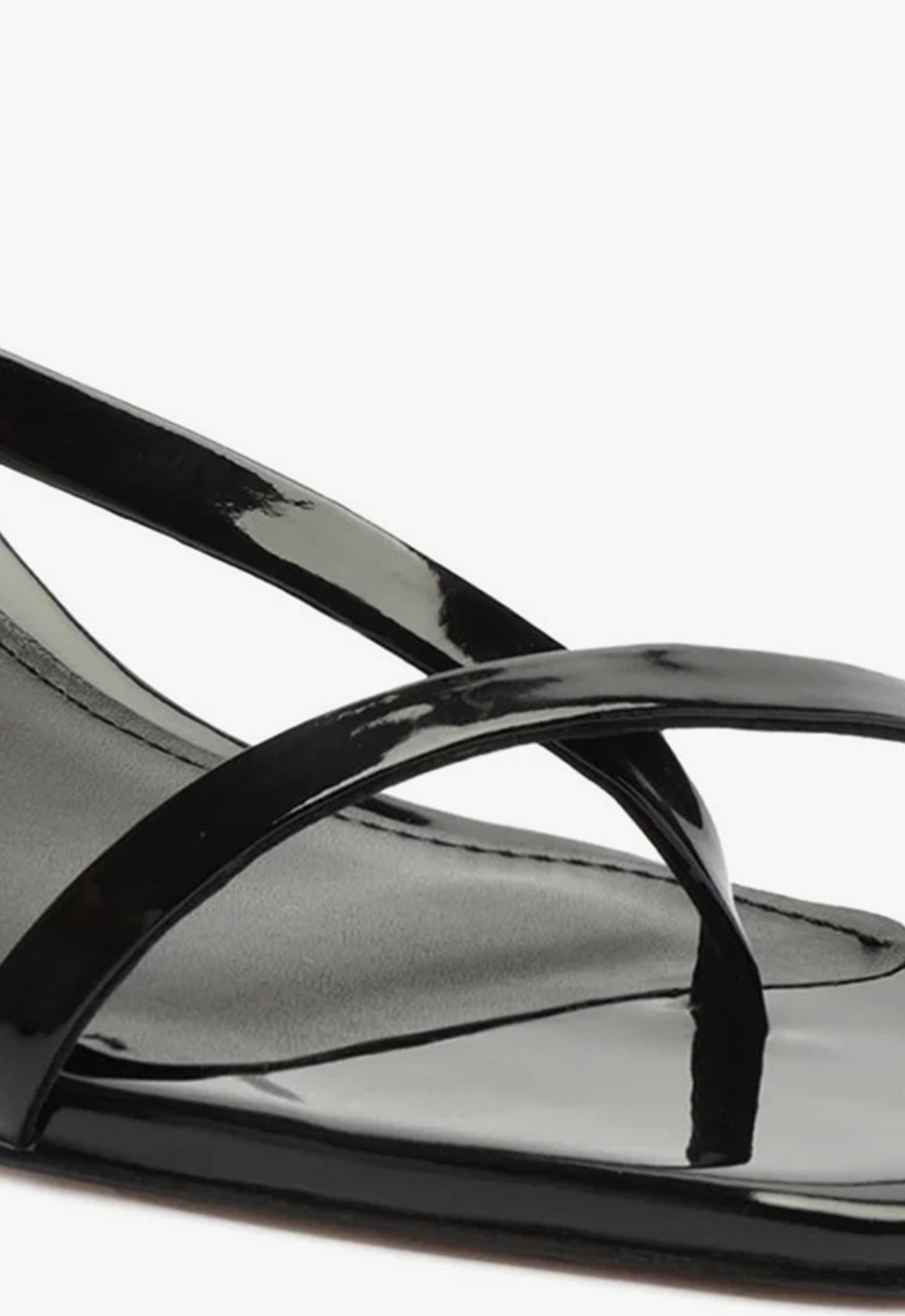 Heloise Patent Leather Sandal - Mid Heel Height (3 Inch) Women's Dress Sandals for Wedding, Party & Evening Wear - Style S2184900010026