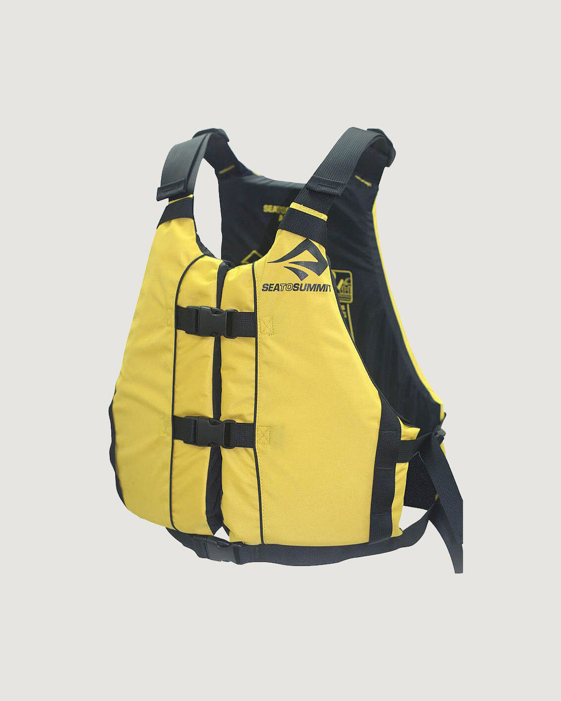 Sea to Summit Commercial Multifit PFD Life Jacket - Yellow | USCG Approved Personal Flotation Device for Boating, Kayaking & Water Sports