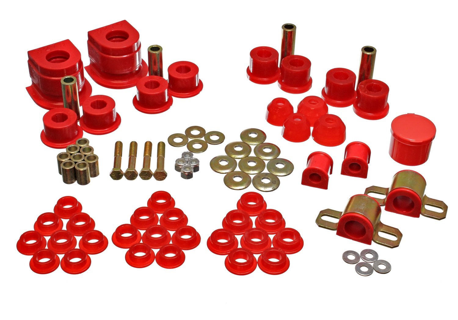 Energy Suspension 11.18101R HYPER-FLEX Complete Master Bushing Kit - High Performance Polyurethane Bushings for Enhanced Vehicle Handling & Ride Comfort - Perfect for Off-Roading, Racing & Daily Driving Upgrades