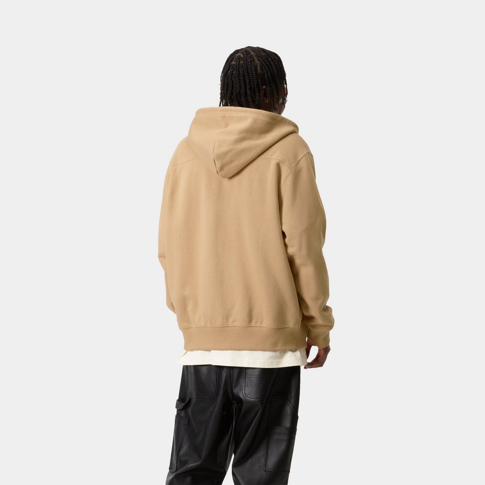 Eldon Hooded Sweatshirt Jacket for Men & Women - Dusty Hamilton Brown | Cozy Fleece Pullover for Casual Wear, Outdoor Activities & Layering