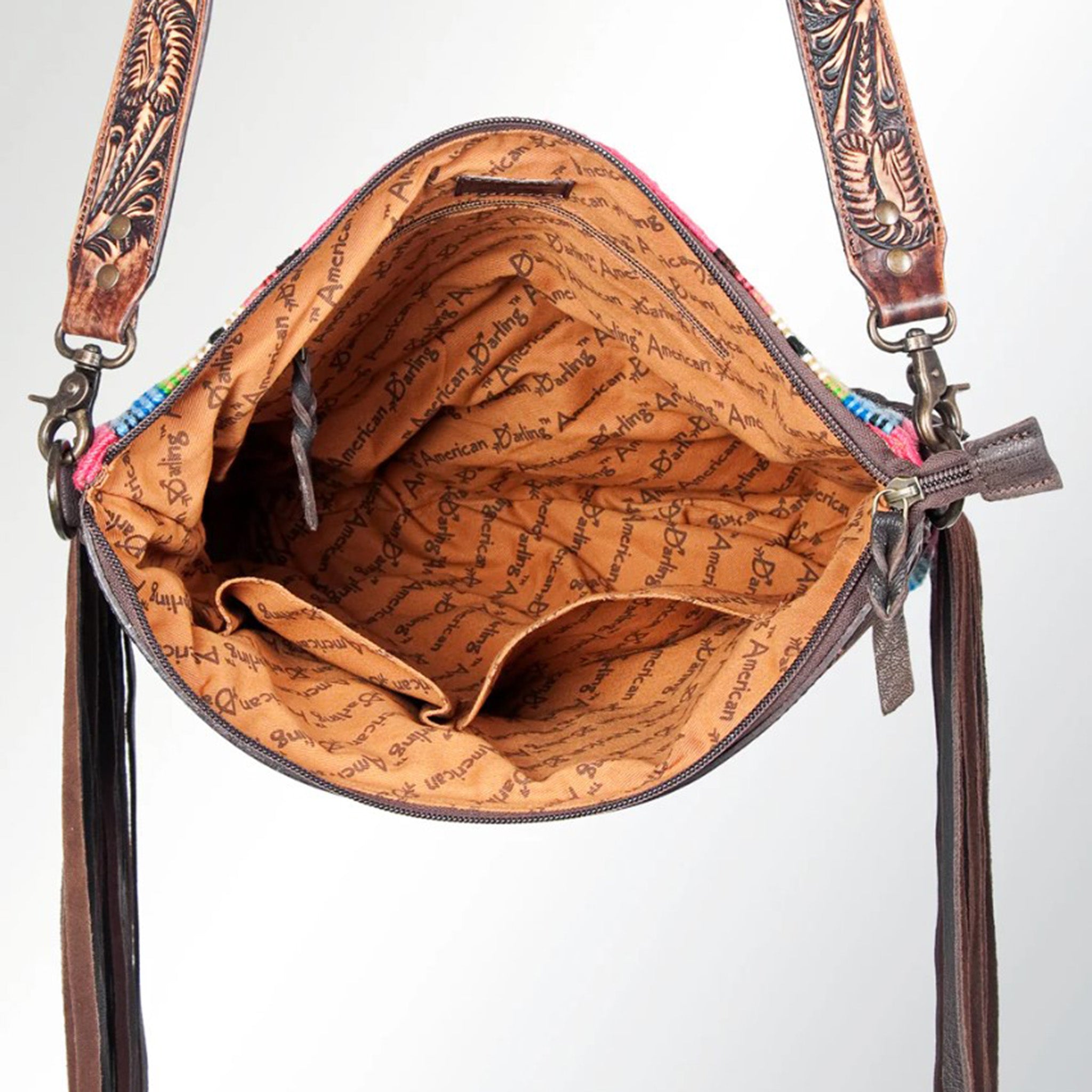 American Darling Fringe Cross Body Bag - Stylish Leather Purse for Women | Perfect for Casual Outings, Parties & Travel Accessories