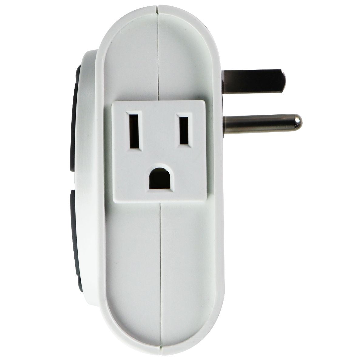 15 Amp 7-Day Programmable Indoor Digital Timer with 2 Grounded Outlets - White | Smart Home Automation for Lights, Appliances & Holiday Decorations