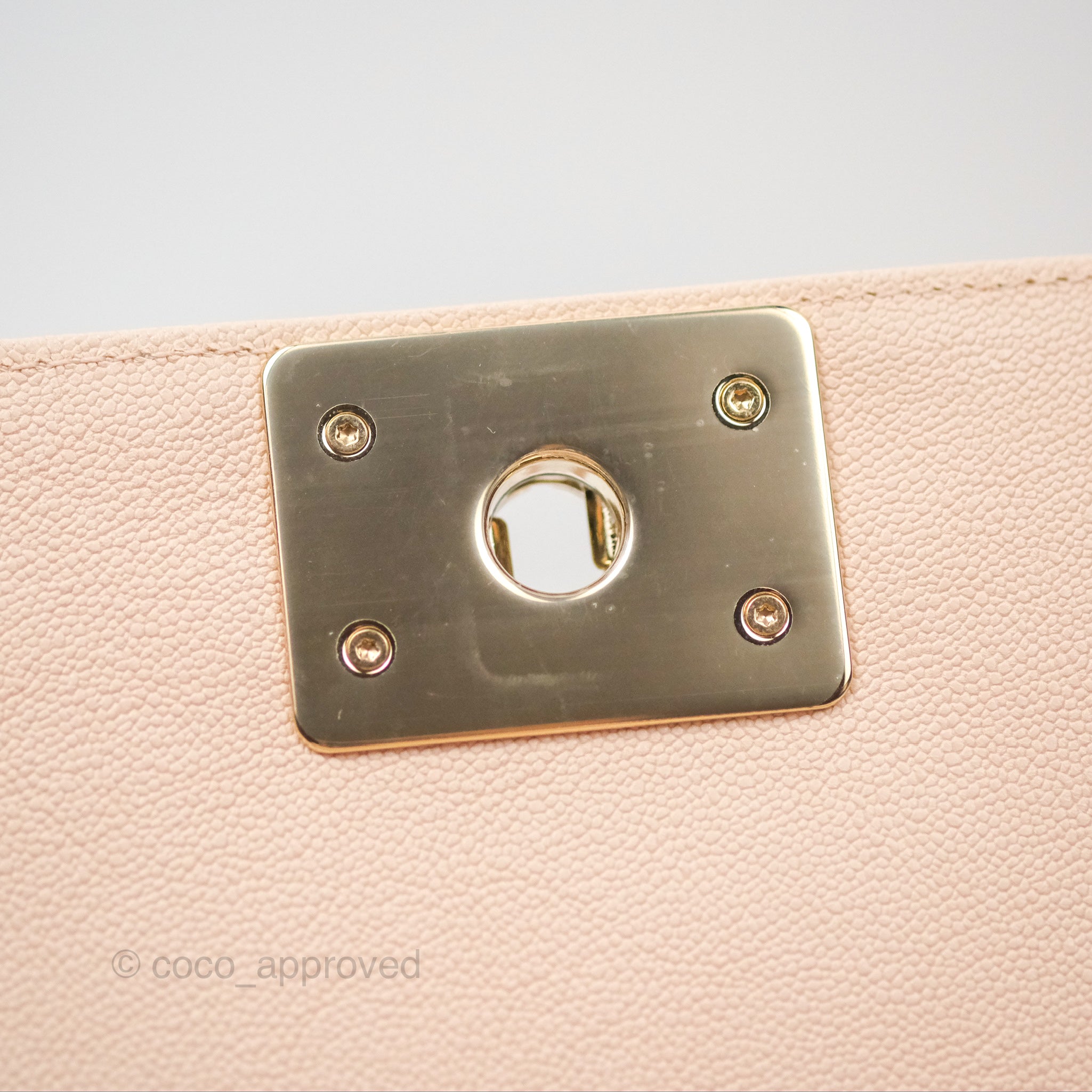 Chanel Chevron Medium Boy Bag in Light Pink Caviar Leather with Gold Hardware - Luxury Crossbody Bag for Women, Perfect for Parties & Evening Events