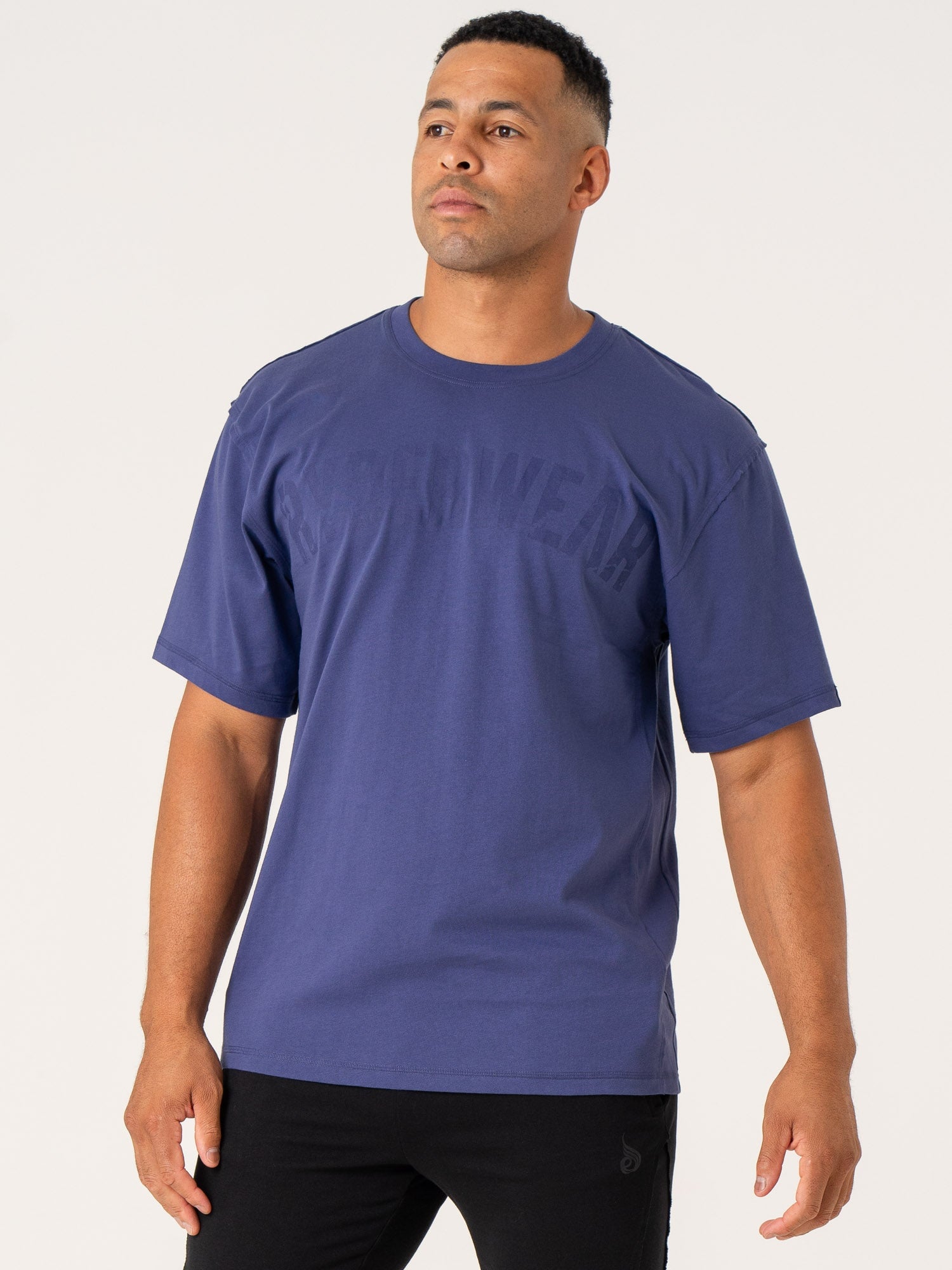 Force Oversized T-Shirt in Indigo - Comfortable & Stylish Loose Fit for Men & Women - Perfect for Casual Wear, Street Style & Loungewear