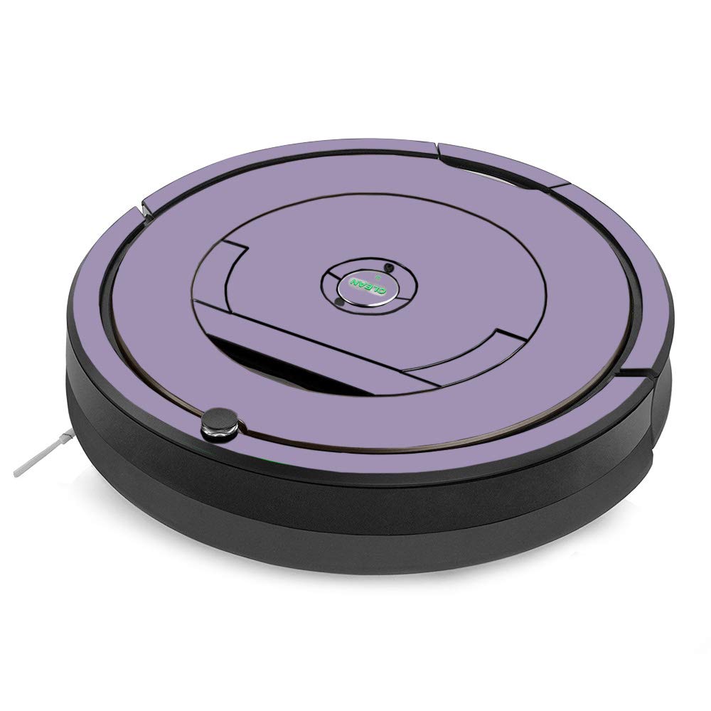 MightySkins Vinyl Decal Wrap Cover Compatible with iRobot Roomba 890 Vacuum - Solid Lavender | Protective & Durable Skin | Easy to Apply & Remove | Made in USA | Perfect for Home Cleaning & Robot Protection