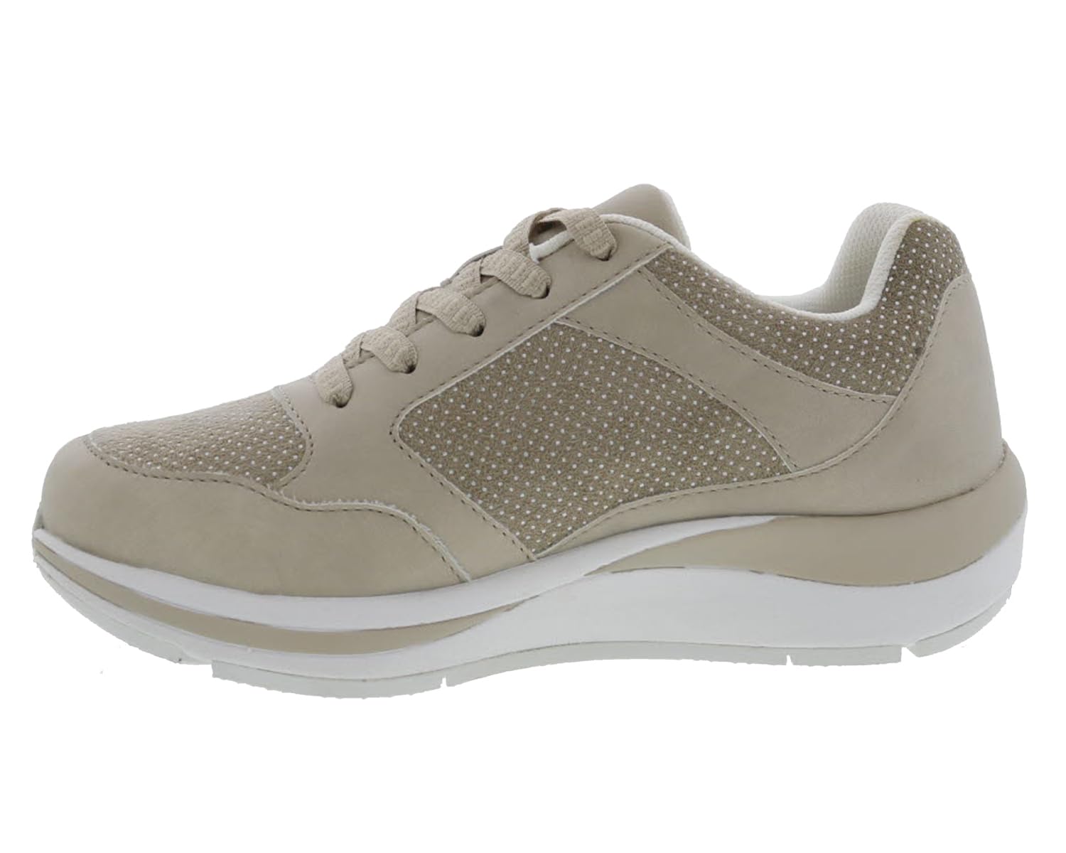 Drew Chippy Women's Comfortable Lace-Up Walking Shoes - Lightweight Supportive Sneakers for Walking, Travel & Everyday Wear