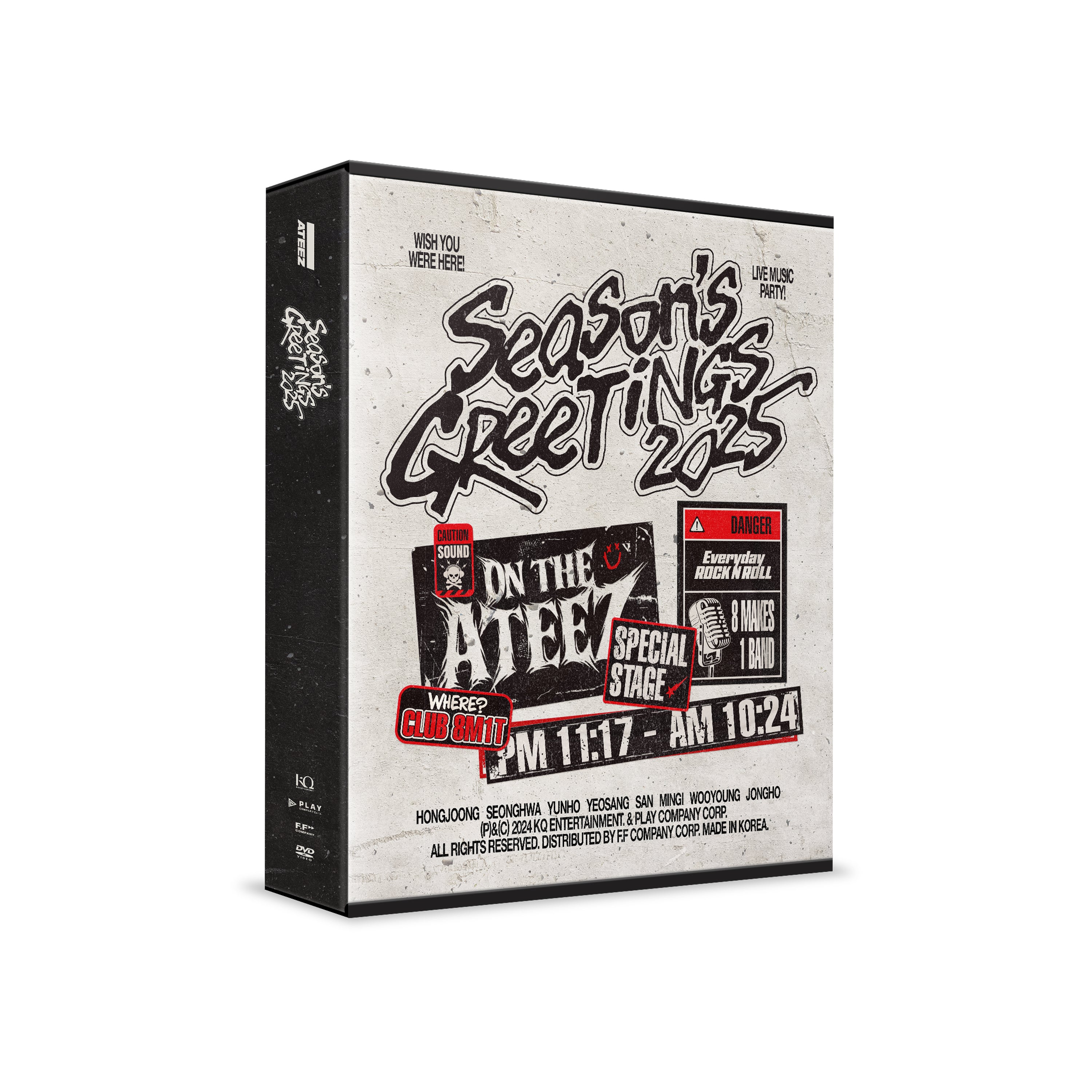 ATEEZ 2025 Season's Greetings Official Kpop Merchandise - Limited Edition Photobook, Calendar & Exclusive Goods for ATINY Fans | Perfect for Kpop Collections, Birthday Gifts & Fan Meetings