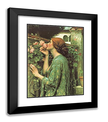 Black Modern Wood Frame with Double Matting