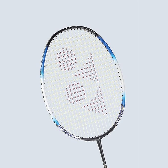 Yonex Muscle Power 22 Black/Blue Prestrung Badminton Racket - Professional Grade for Tournaments & Training | Made in China | Perfect for Indoor Sports & Backyard Games