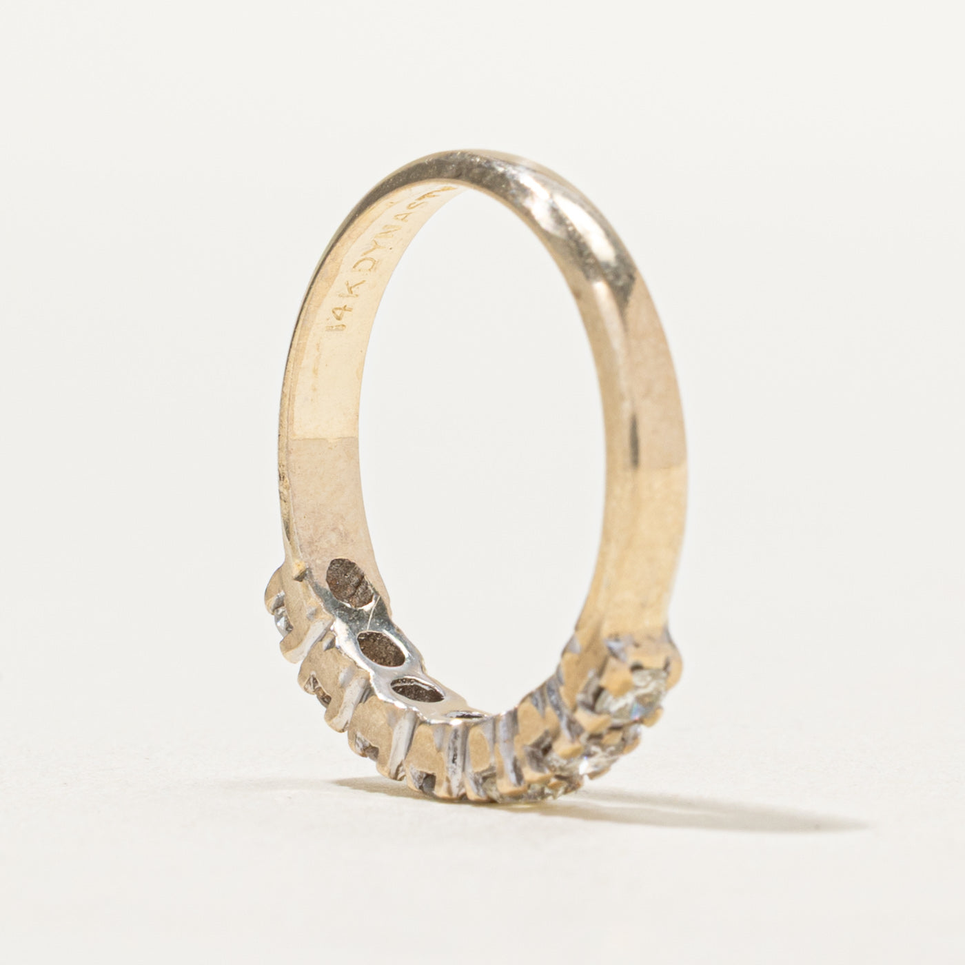 0.50ctw Semi Eternity Diamond Wedding Band Ring - Size 5.75 | Perfect for Engagement, Anniversary & Bridal Jewelry Gifts | Elegant & Timeless Design for Everyday Wear