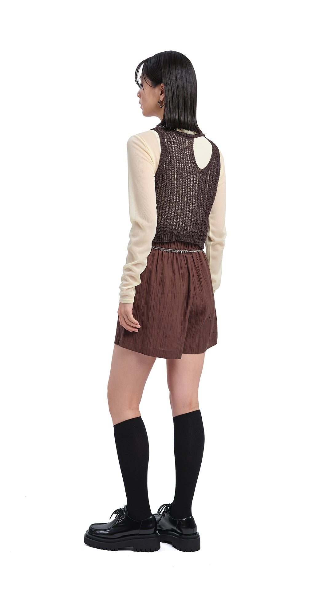 Stylish Women's Knitted Cutout Vest - Trendy Fashion Top for Layering & Casual Outfits | Perfect for Fall & Winter Wardrobe