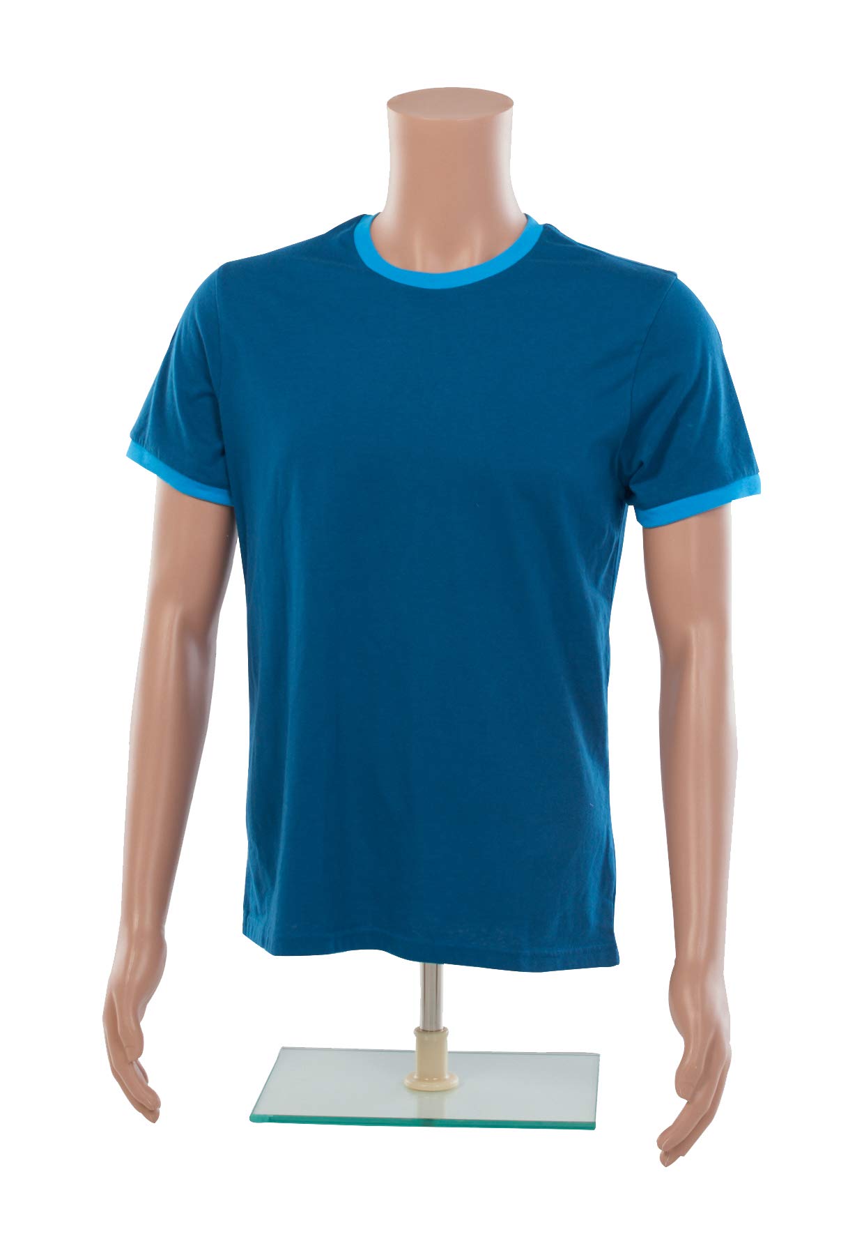SSWBasics Male Plastic Half Body Mannequin Torso - 36