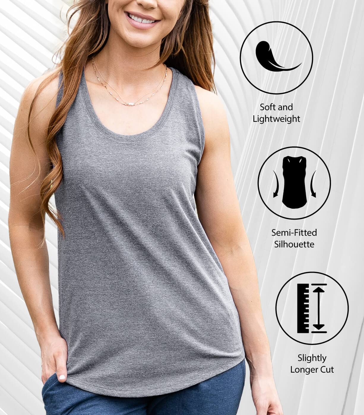 HYBRID APPAREL Peanuts Snoopy Faces Women's Racerback Tank Top - Soft Cotton Blend Summer Casual Wear for Women, Perfect for Gym, Beach & Everyday Outfits