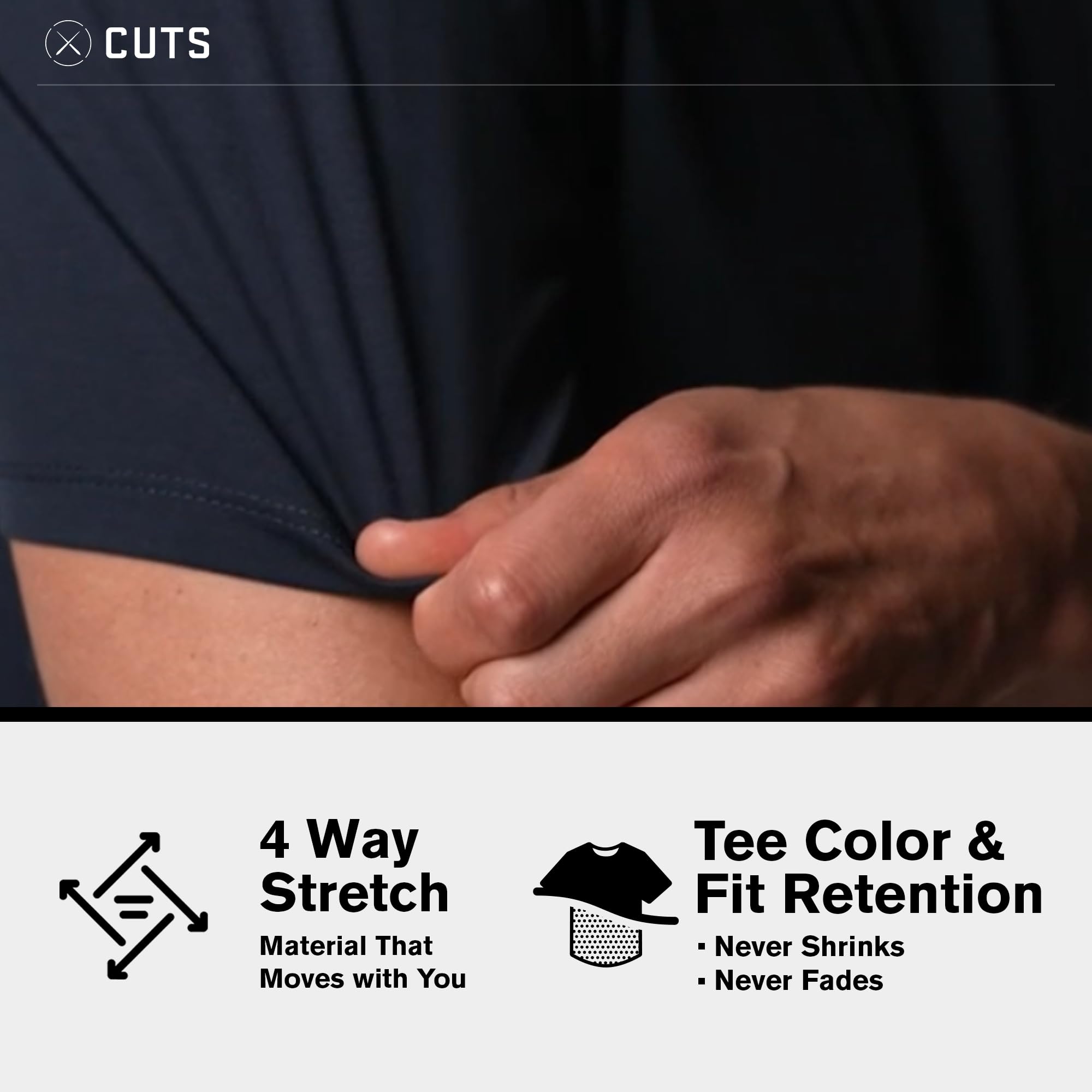 Premium Men's Casual Short Sleeve T-Shirt - Soft AO Crew Neck Tee with Classic Elongated Hem | Comfortable PYCA Pro Fabric | Perfect for Everyday Wear, Gym & Street Style