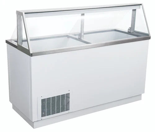 Commercial Ice Cream Dipping Cabinet Freezer - 12 Tub Capacity for Coldline DIP 66/68 | Perfect for Ice Cream Shops, Dessert Stores & Frozen Treat Businesses