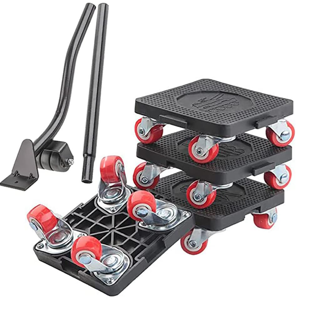 Heavy Duty Furniture Dolly with 360° Swivel Wheels - Furniture Mover & Lifter for Sofa, Refrigerator, Cabinet - Perfect for Home Moving, Warehouse & Office Relocation