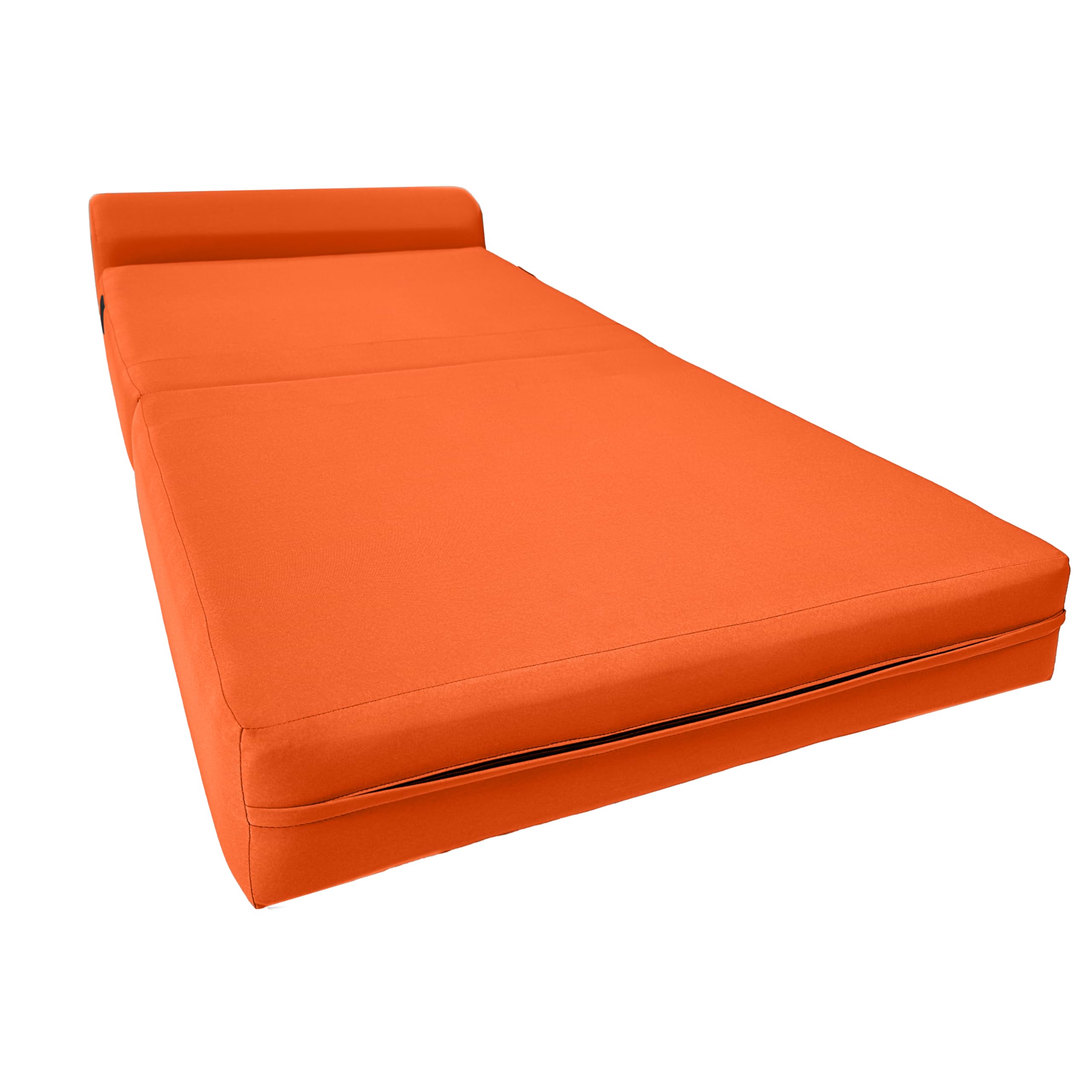 D&D Futon Furniture Sleeper Chair Folding Bed - Convertible Studio Sofa Guest Bed with High Density Foam Mattress (70