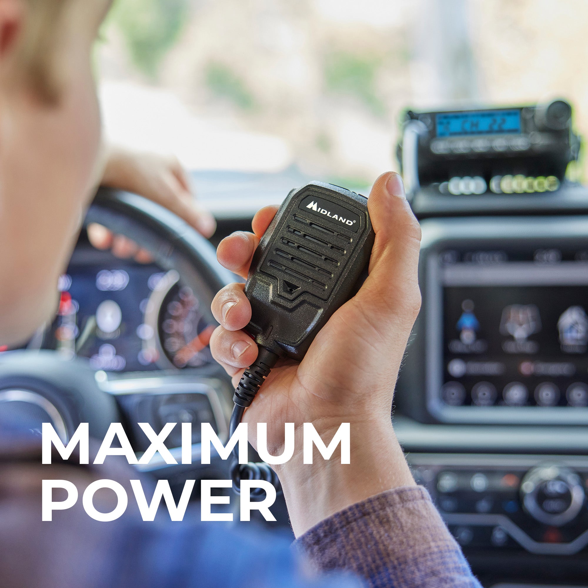 MXT500 MicroMobile® GMRS 50 Watt Two-Way Radio - Long Range Walkie Talkie for Outdoor Adventures, Camping, Hunting & Emergency Communication