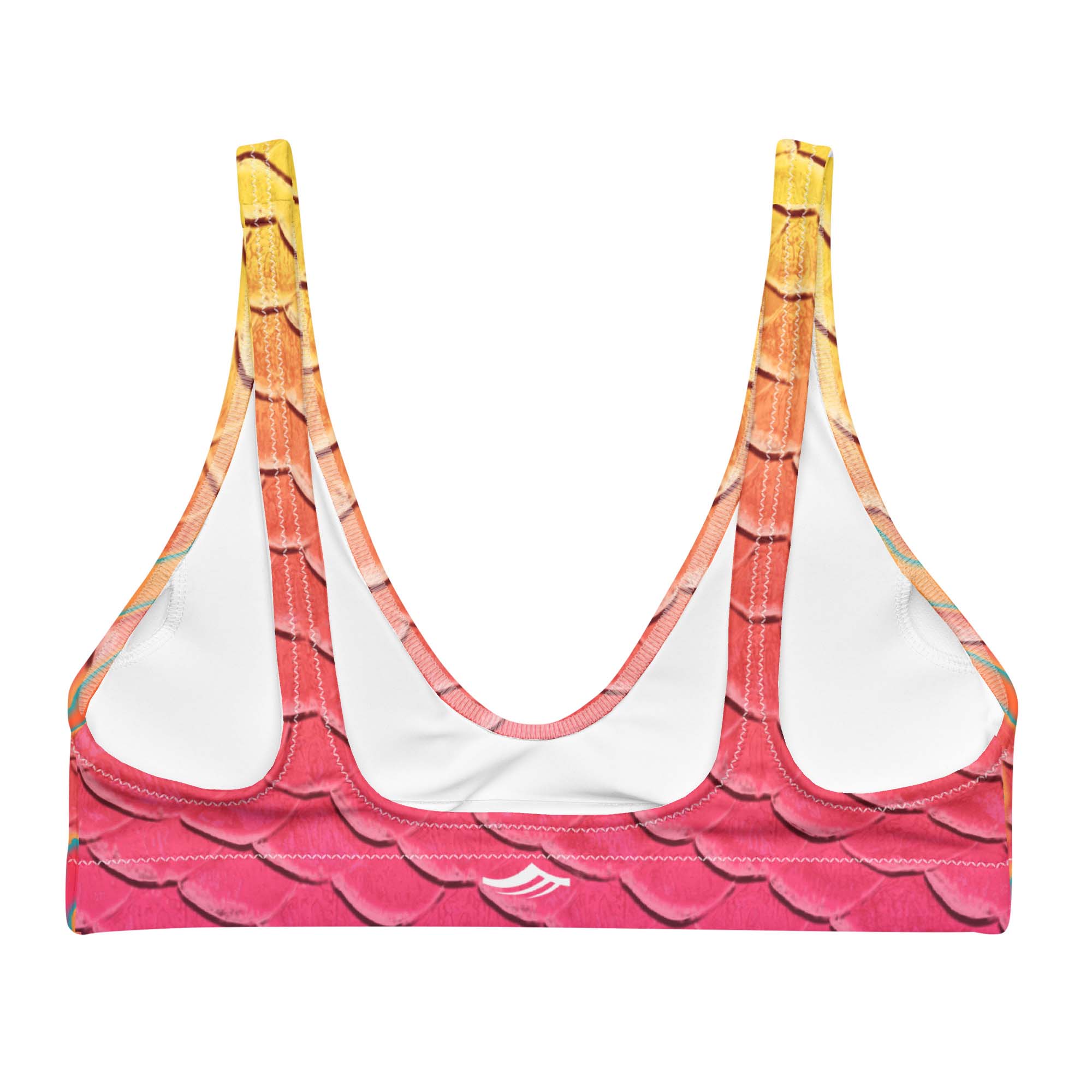 Fairy Eco-Friendly Bikini Top - Pink Swimwear for Women | Sustainable Beachwear for Summer Vacation & Pool Party