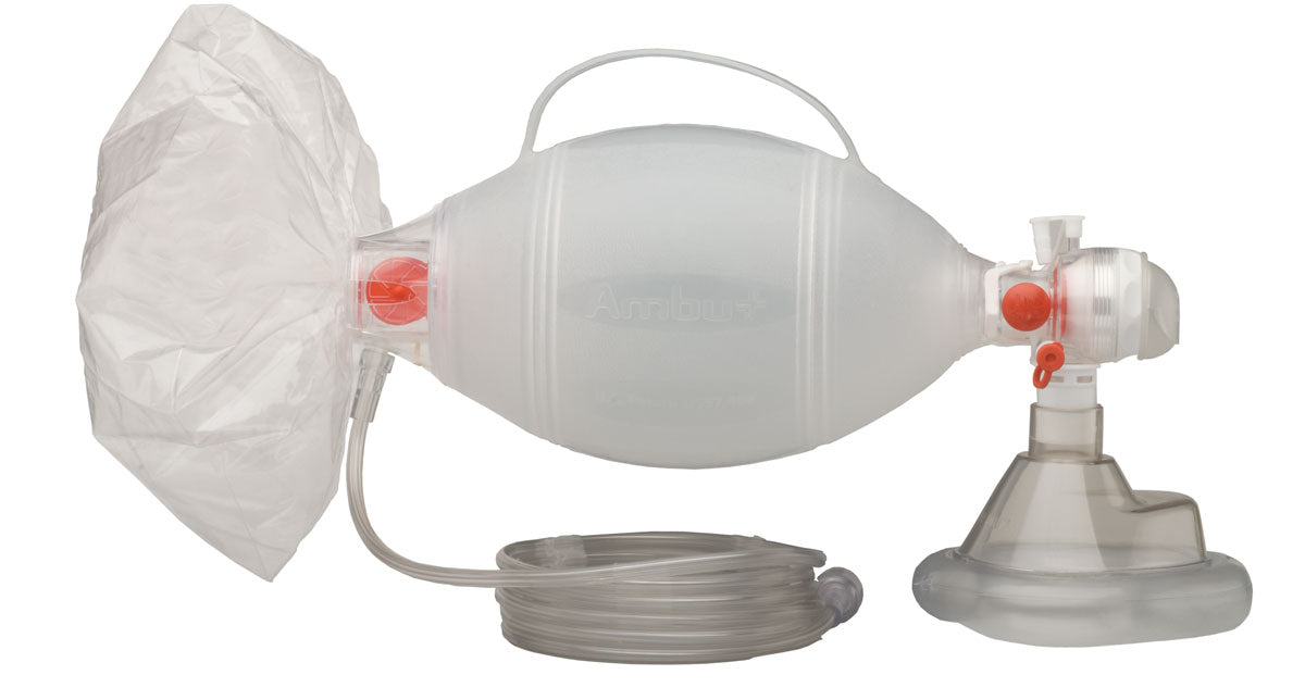 AMBU SPUR II Pediatric Resuscitator - Emergency Medical Device for Child CPR & First Aid in Hospitals, Clinics & Ambulances