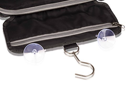 LeanPac Hanging Toiletry Bag for Travel - Waterproof Makeup Organizer & Wash Bag for Women & Men - Perfect for Airplane, Camping & Gym Essentials