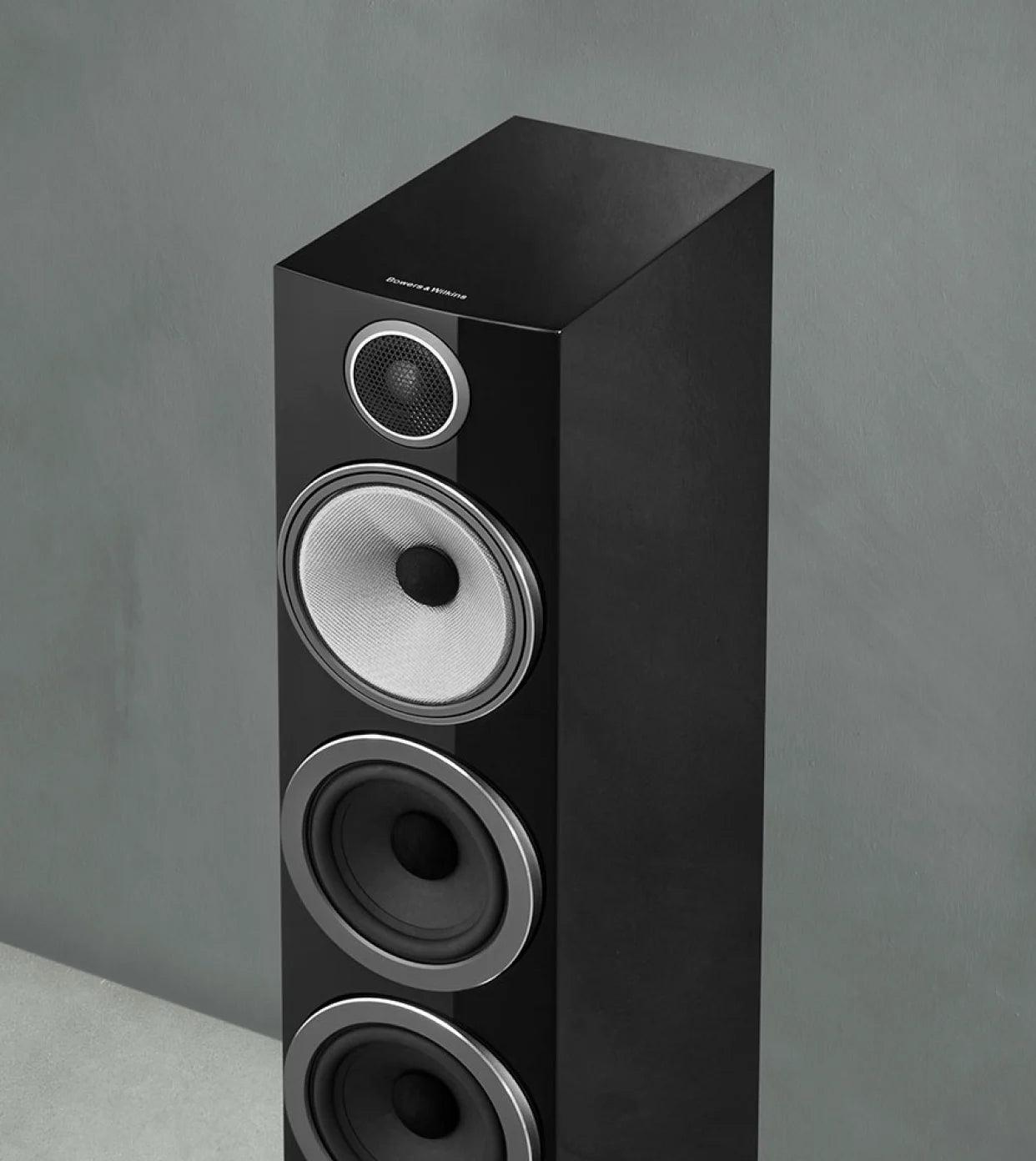 Bowers & Wilkins 704 S3 Floorstanding Speakers (Pair) - Premium Hi-Fi Audio for Home Theater & Music Listening