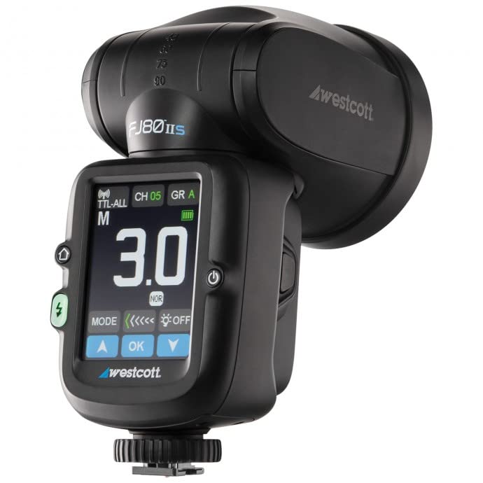 Westcott FJ80 II S Universal 80Ws Touchscreen Speedlight for Sony Cameras - Perfect for Portrait, Wedding & Studio Photography
