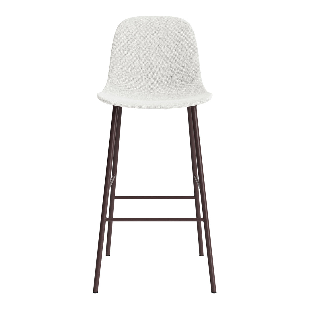 Modern Form Bar Chair - Fully Upholstered Counter Stool with Comfortable Seat - Perfect for Kitchen Islands, Breakfast Bars & Home Bars
