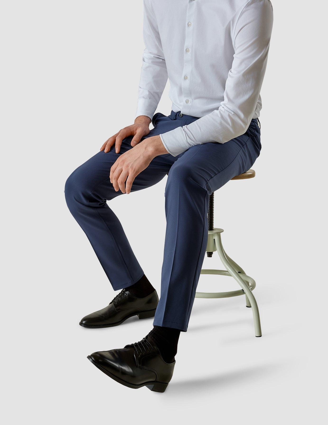 Slim Fit Essential Suit Pants for Men - Classic Marine Blue | Business Casual & Office Wear | Perfect for Work, Weddings & Formal Events
