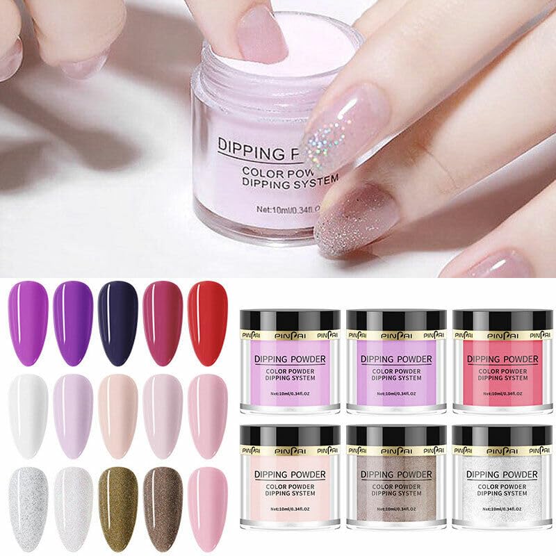 NAILWIND 10ML Acrylic Dipping Powder for French Nail Art - No UV Lamp Needed, Salon & Home Manicure Kit, Perfect Gift for Women (White) - Ideal for DIY Nails, Professional Salon Use & Special Occasions