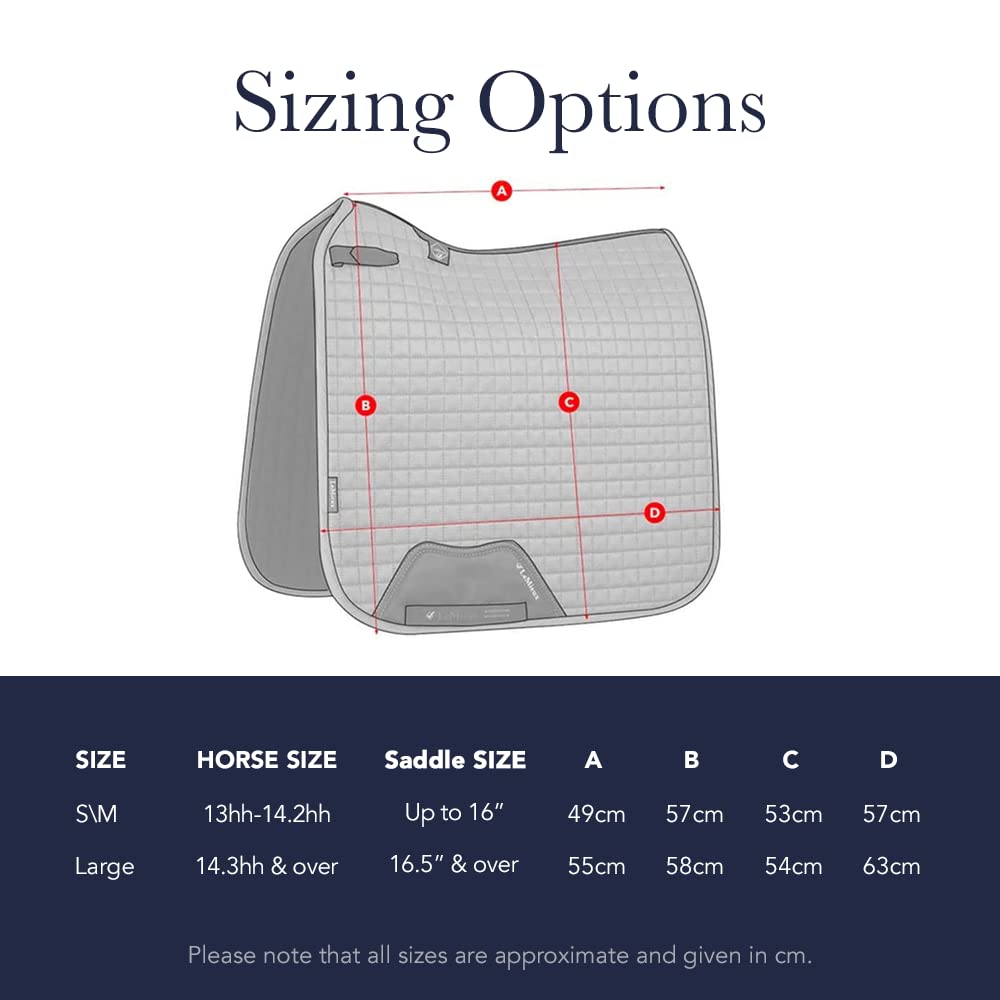 Premium LeMieux Saddle Pad for Horses - Breathable, Shock-Absorbing & Washable Riding Pad - Perfect for Dressage, Jumping & Trail Riding
