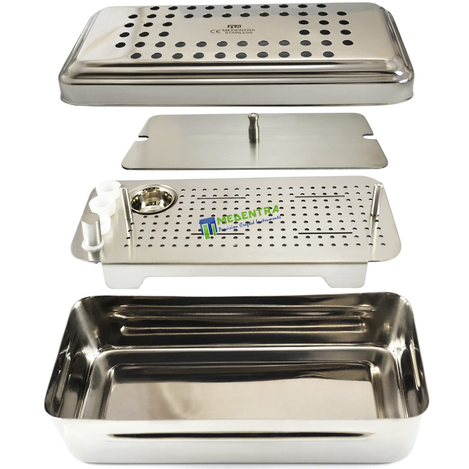 Dental Instrument Cassettes Sterilization Tray - PRF Box for Dental Tools Organization & Autoclave Sterilization | Perfect for Dental Clinics, Hospitals & Labs