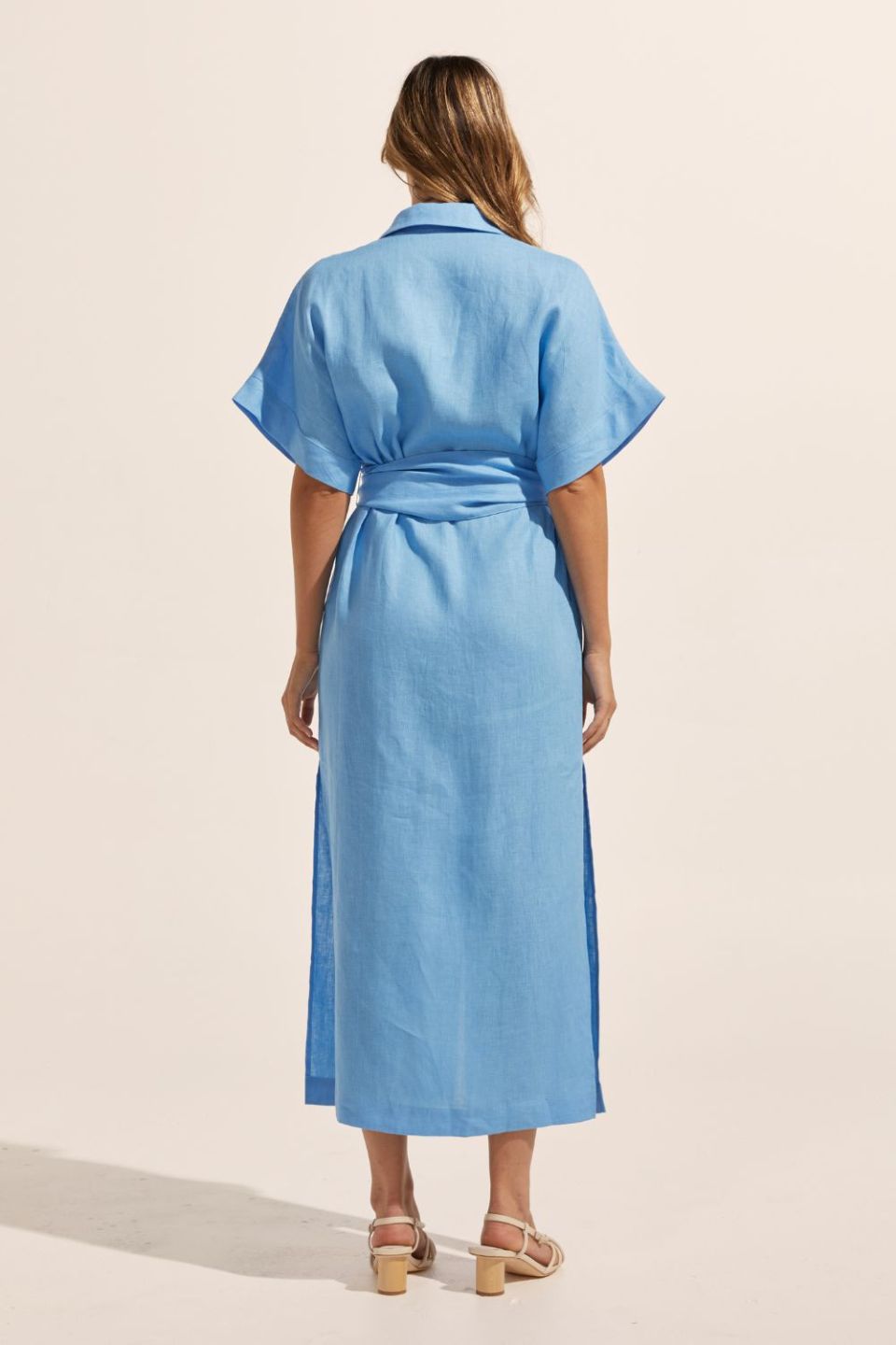 Stylish Peacock Blue Shirt Dress for Women | Elegant Casual & Office Wear | Perfect for Work, Date Night & Summer Outings