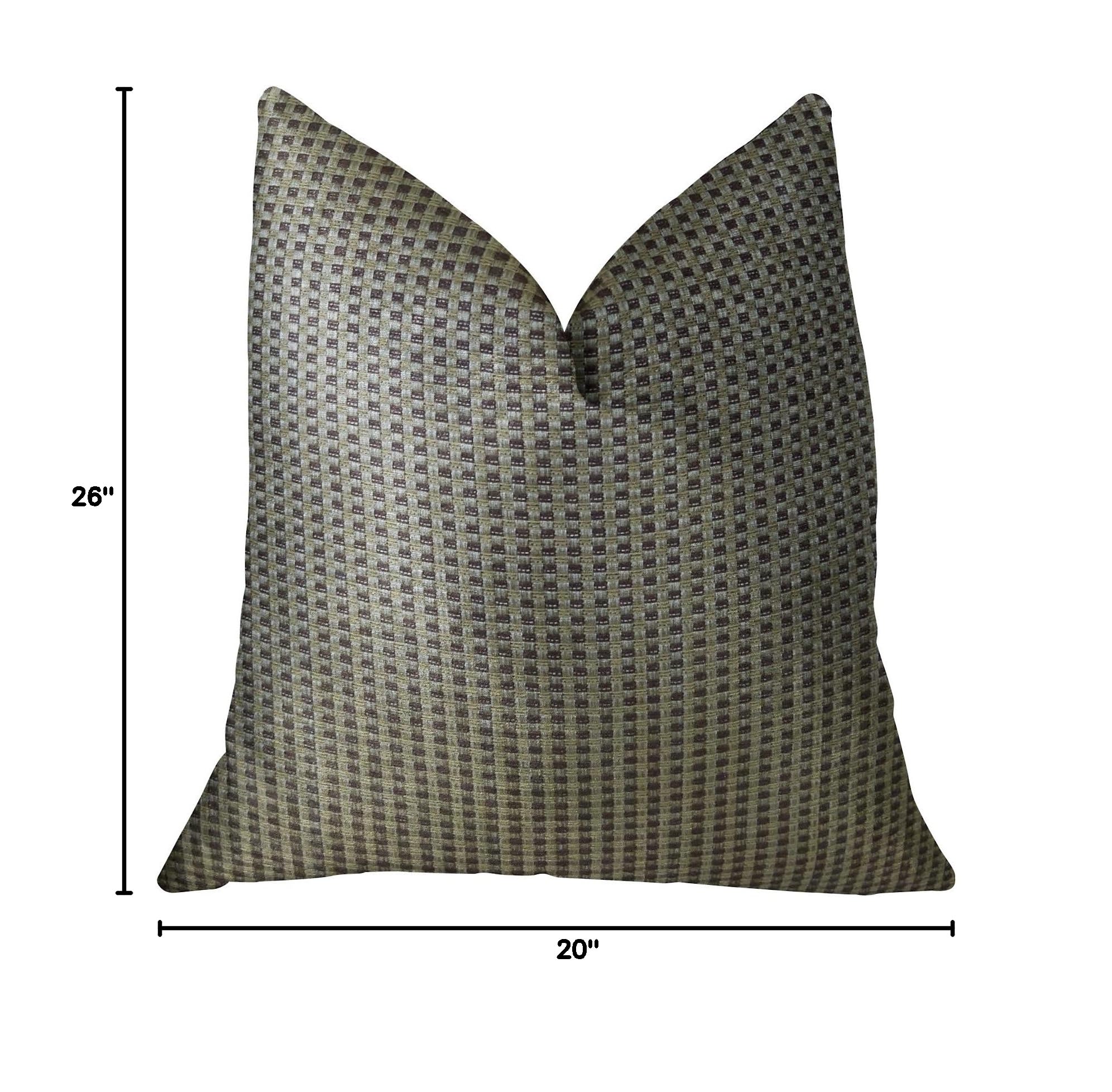 Plutus Bellevue Handmade Luxury Pillow - 20x26 Inch Standard Size Hypoallergenic Bed Pillow for Side Sleepers, Back Pain Relief - Perfect for Sofa, Bed, Couch & Guest Room Decor