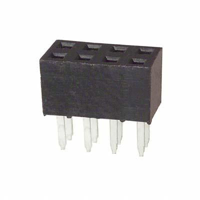 2 Row 8 Pin Female Header Receptacle Connector - High Quality PCB Socket for DIY Electronics, Arduino Projects, and Circuit Board Prototyping