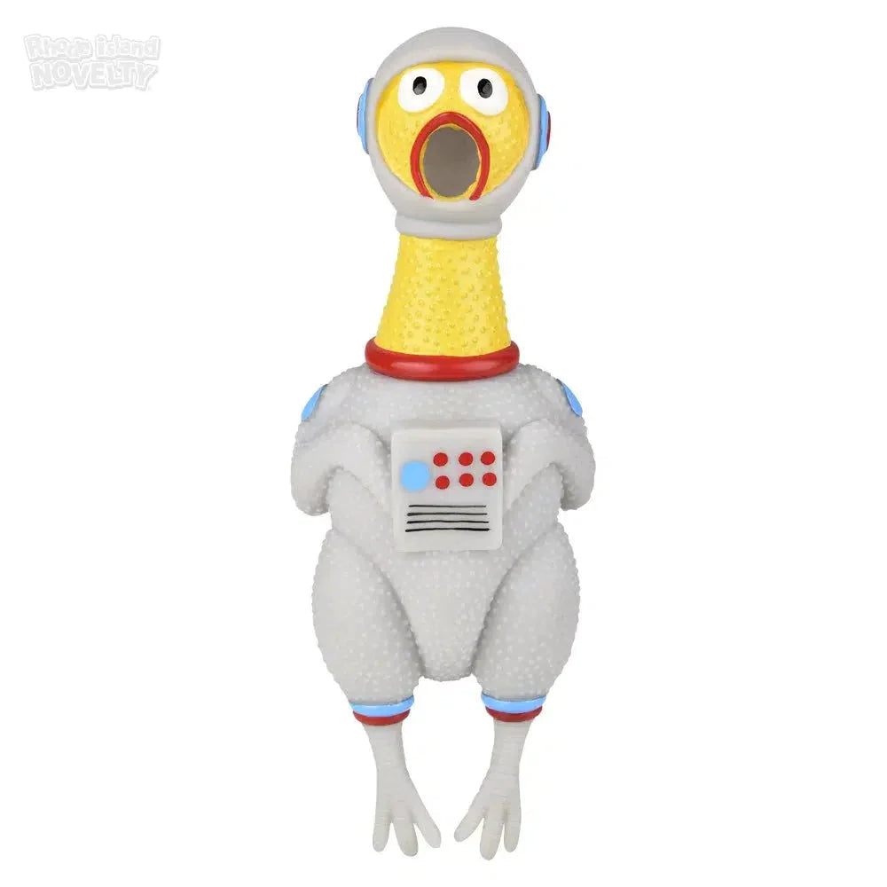 9.5 Inch Big Rubber Chicken Toy - Squeeze & Squeak Fun for Kids, Gag Gift for Pranks and Parties - Perfect for Jokes, Gifts, and Stress Relief