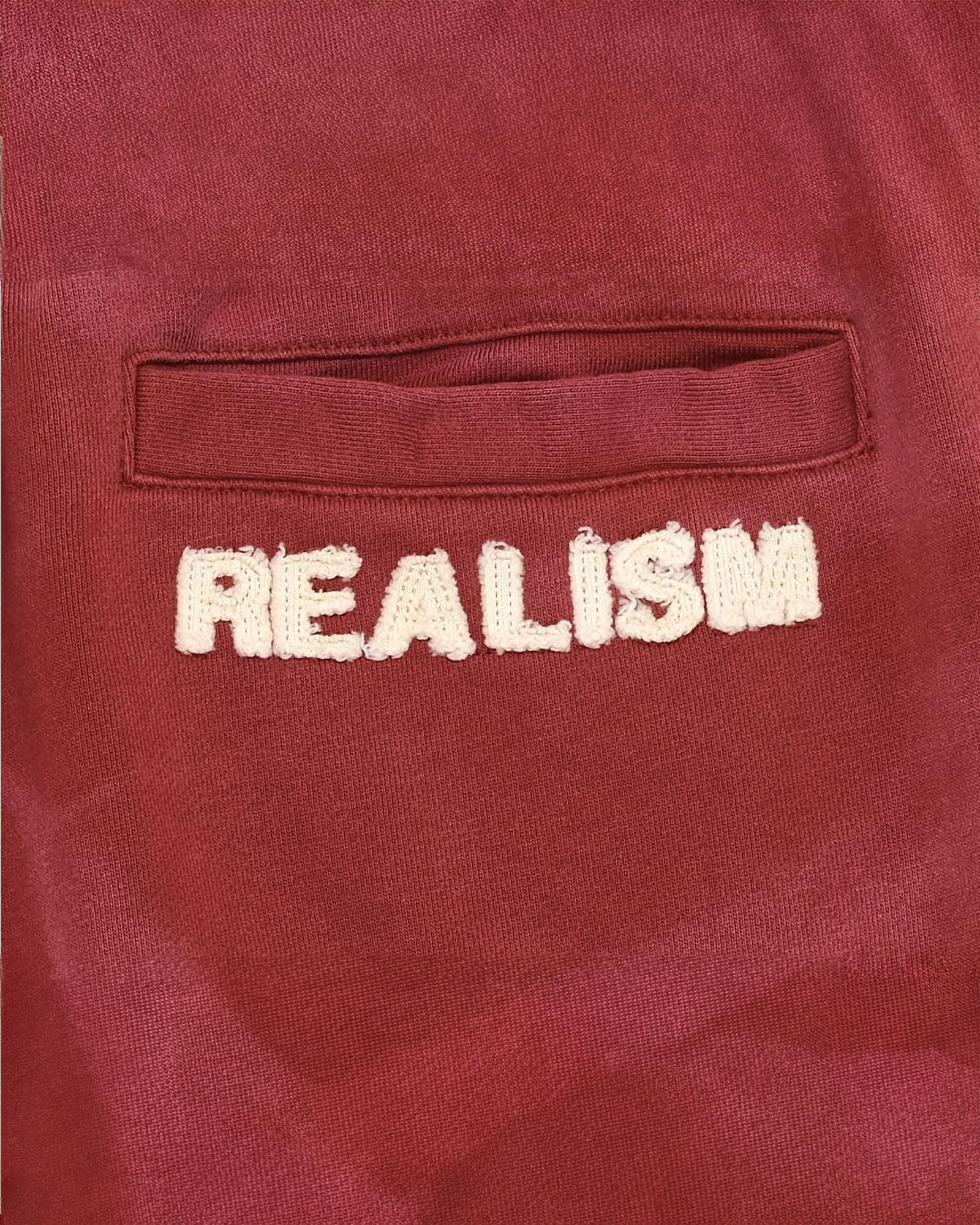 SSS Realism Legacy Sweatpants for Men & Women - Washed Carmine Red Joggers - Comfortable Casual Lounge Pants for Home, Gym & Streetwear Fashion