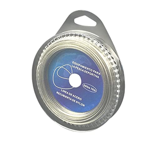 Premium 7-Strand Stainless Steel Fishing Wire - 10m Precision Knitting Line for Saltwater & Freshwater Fishing - Durable Replaceable Fishing Tool for Anglers & Outdoor Enthusiasts - Ideal for Deep Sea, Lake, and River Fishing Adventures