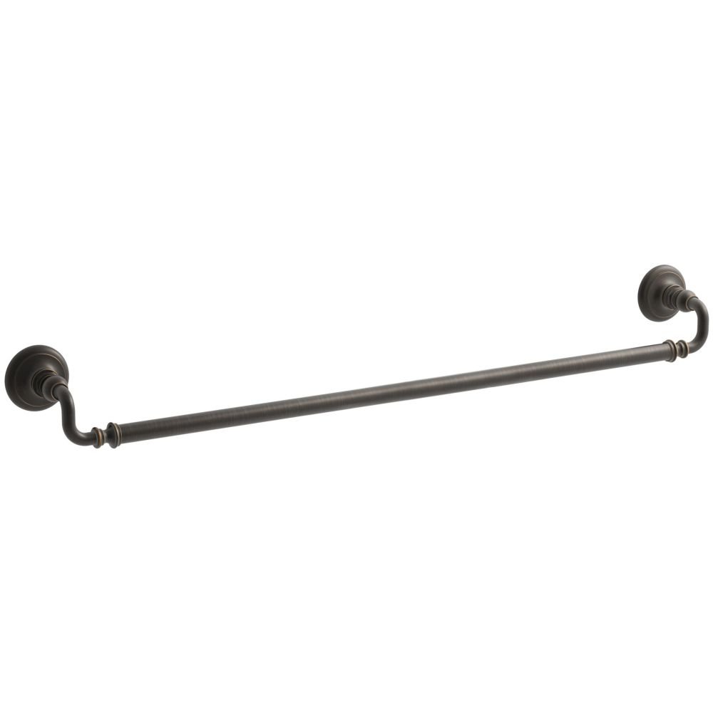 KOHLER K-72569-2BZ Artifacts 30-Inch Oil-Rubbed Bronze Towel Bar - Premium Bathroom Accessory for Modern & Traditional Bathrooms
