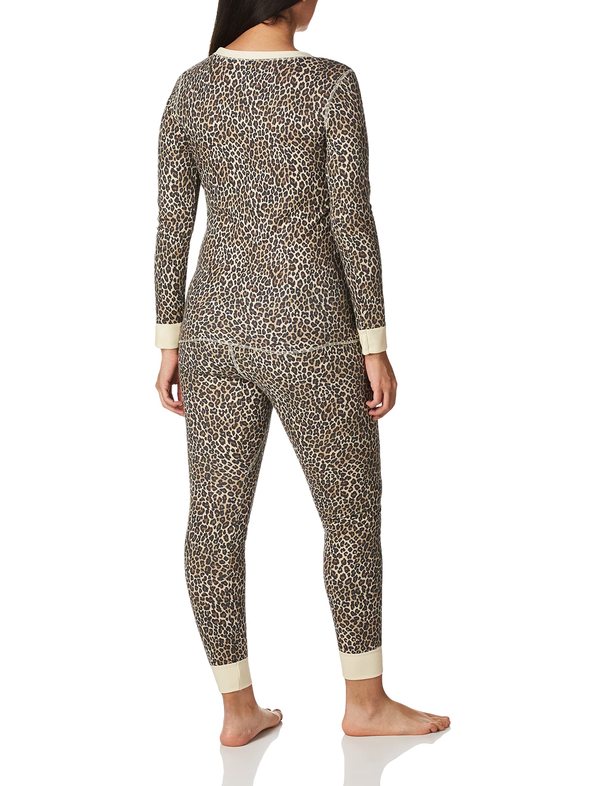 Fruit of the Loom Women's Micro Waffle Premium Thermal Set - Soft Fleece-Lined Winter Pajamas for Cozy Nights & Lounging at Home
