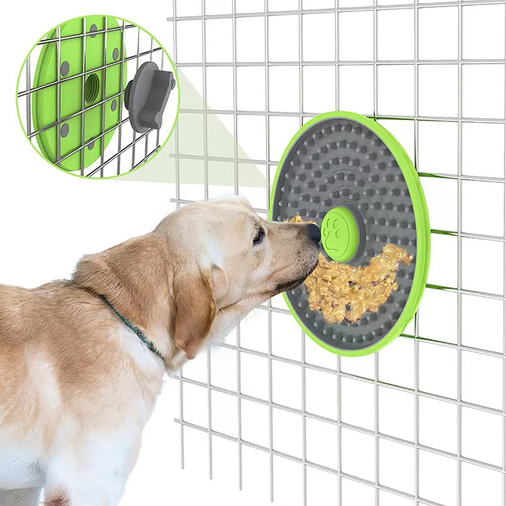 Slow Feeder Dog Bowl & Anxiety Relief Lick Mat - Multifunctional Pet Training Tool for Puppies, Crate Training & Stress Reduction - Perfect for Dogs with Separation Anxiety or Hyperactivity