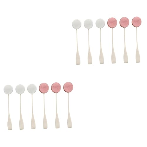 12 Pcs White Makeup Sponges - Blending Puff for Liquid Foundation, Cream & Powder - Soft Beauty Blender for Flawless Makeup Application - Perfect for Daily Makeup, Contouring & Highlighting