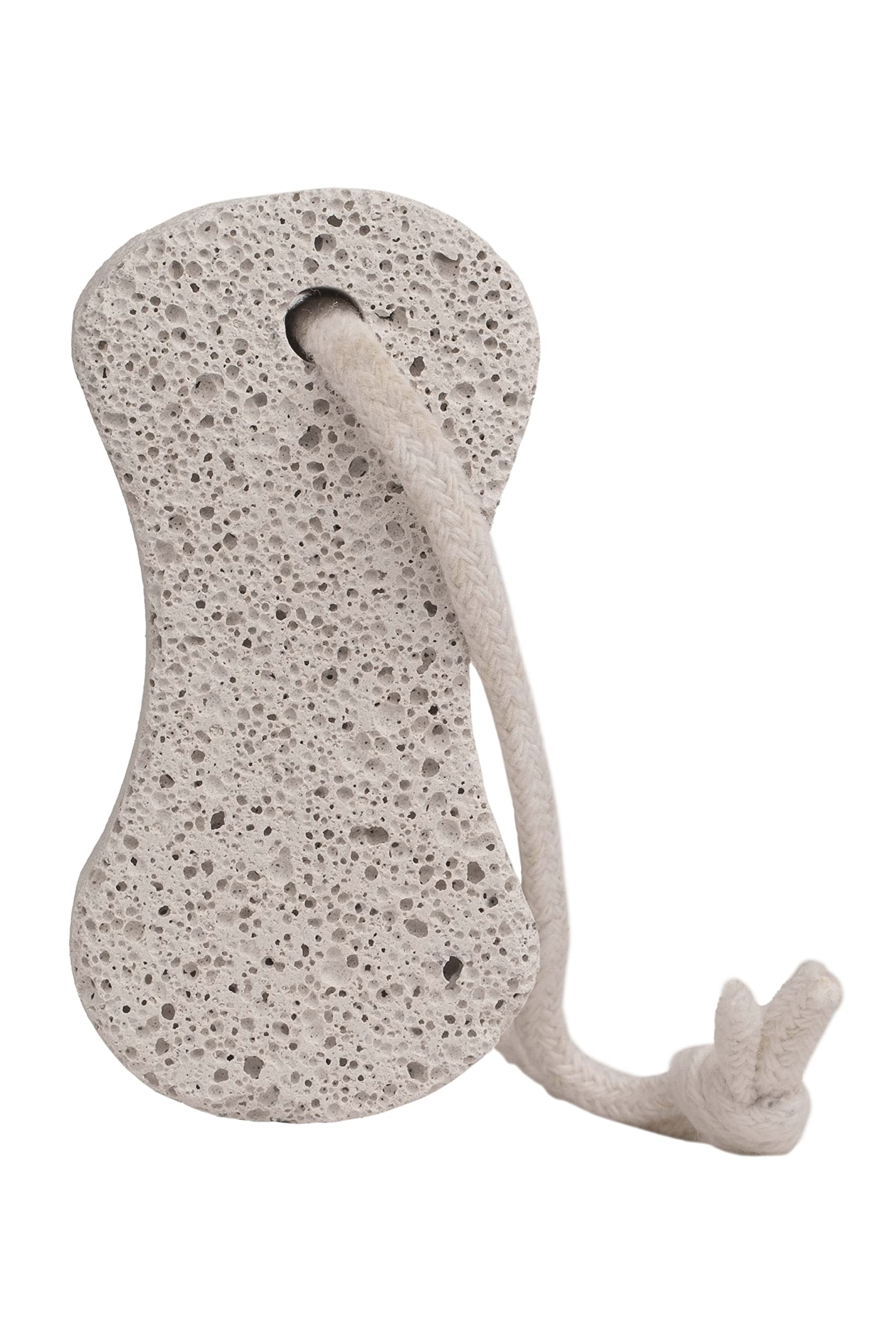 Natural Pumice Stone for Feet - Exfoliating Foot Scrubber to Remove Dry Dead Skin & Calluses on Hands, Heels & Body - Hourglass Shape (Pack of 3) - Perfect for Pedicures, Home Spa & Foot Care Routine