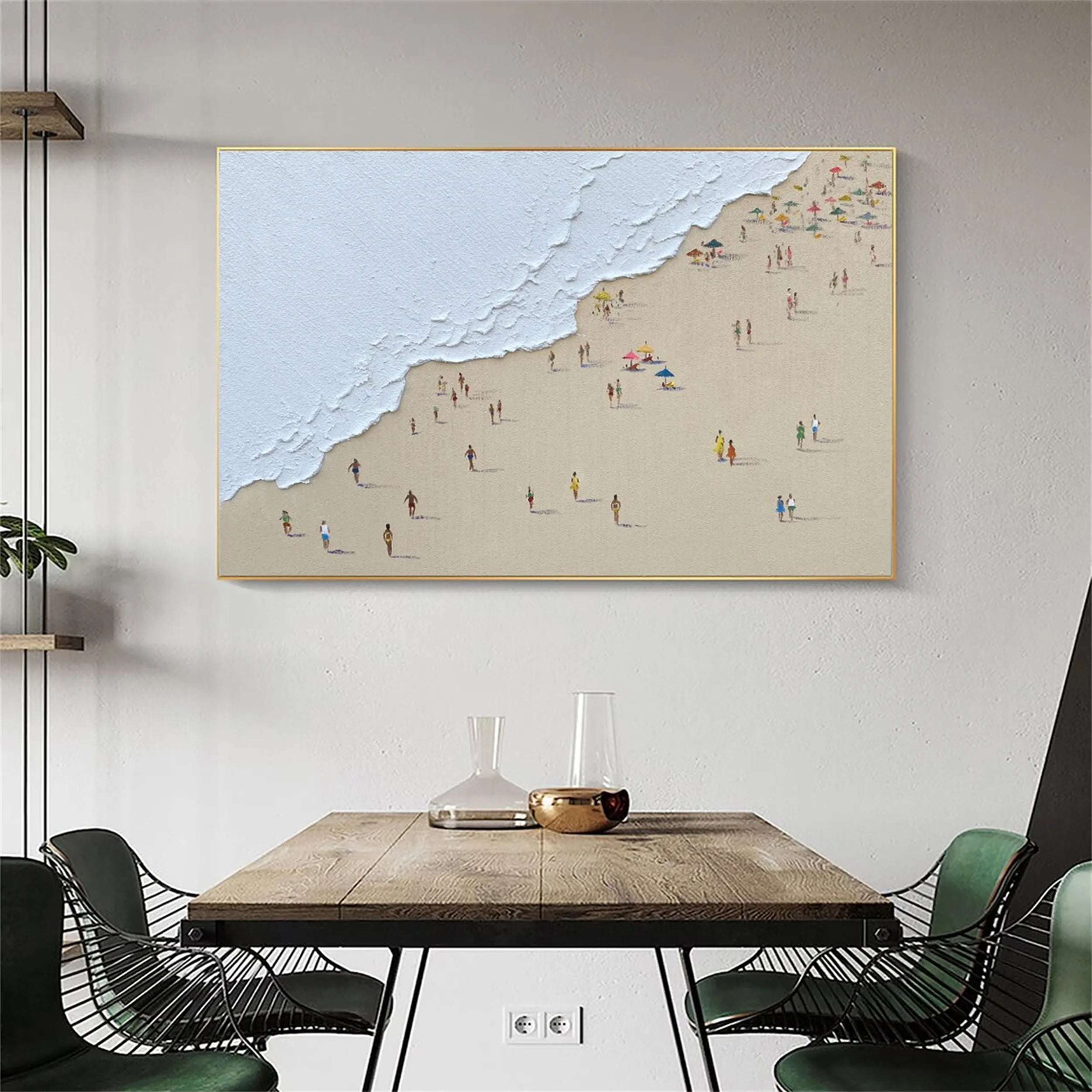 Ocean and Sky Painting #OS128 - Stunning Wall Art for Home & Office Decor - Perfect for Living Room, Bedroom, or Office Space