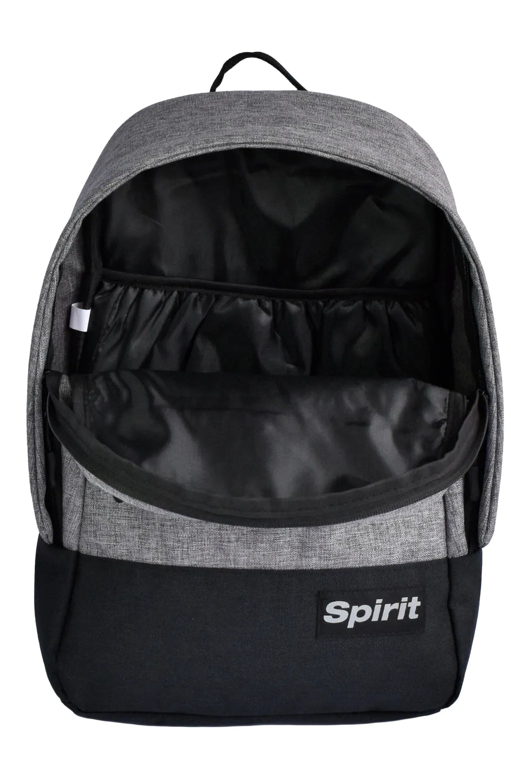 Spirit Campus Grey Backpack for School, Travel & Work - Lightweight Laptop Bag with Multiple Pockets for Students & Professionals