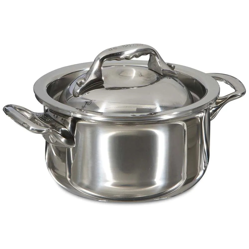 Mini Stewpan with Lid - 1.5QT Small Saucepan for Cooking, Boiling & Simmering - Perfect for Dorms, Camping & Small Kitchens