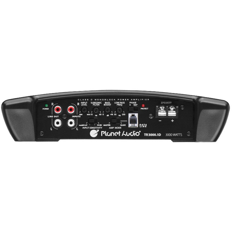 Planet Audio TR3000.1D 3000W Monoblock Car Amplifier - High Power Bass Boost for Subwoofers | Perfect for Car Audio Systems & Custom Installations